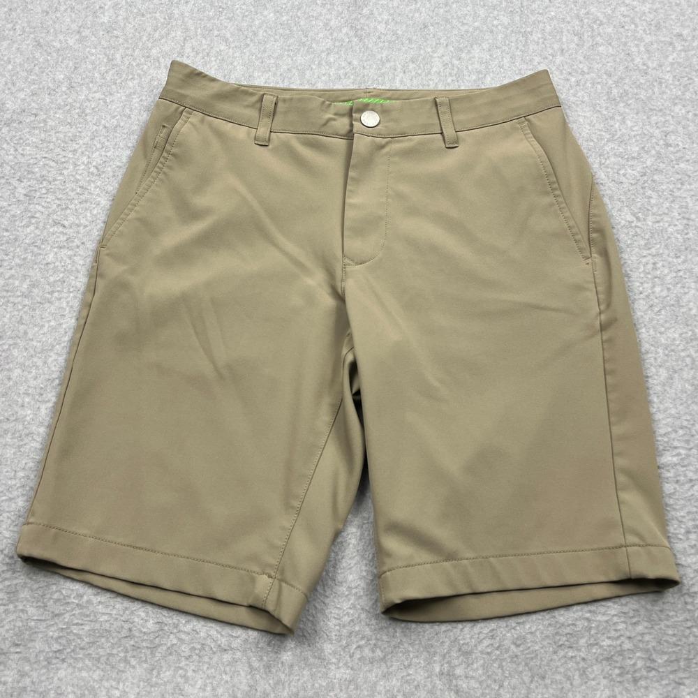 Bonobos Golf Shorts Men's 30 Khaki Tan 10" Inseam Performance Stretch Vent Chino